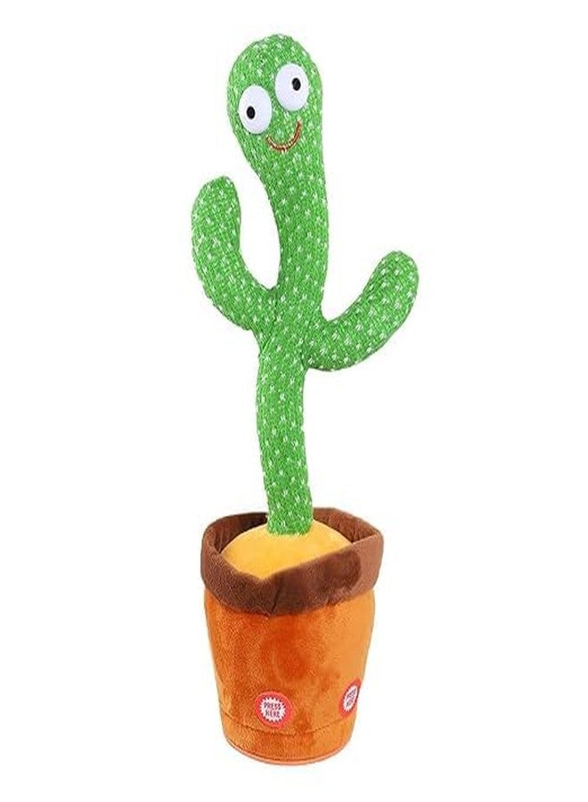 Botash Talking Dancing Cactus Toy for Baby Girl,Moving Mimicry Plush Toy with Light and Music Sound,Babies intrection Talk Back Voice Repeat Cactus Toy(1pcs/Multicolour) - Image 1